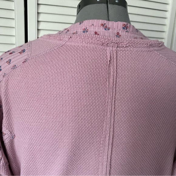 Free People Heart to Heart Henley Mauve S - Picture 4 of 12